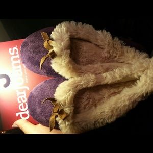 purple slippers!