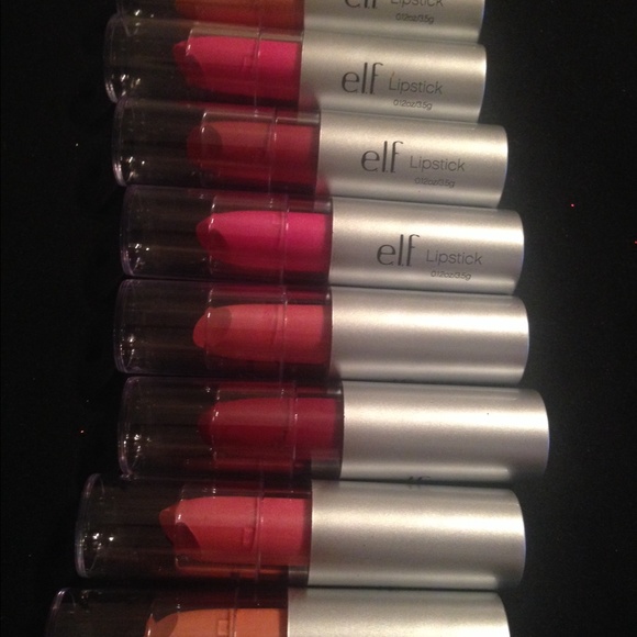 Ready to sell these! 8 brand new elf lipsticks