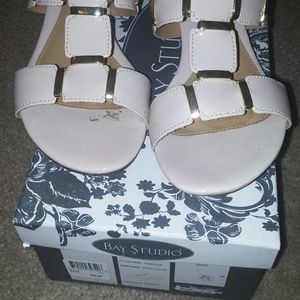 Bone sandals worn twice