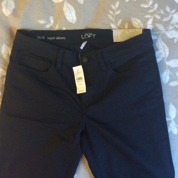 Loft black skinny jeans