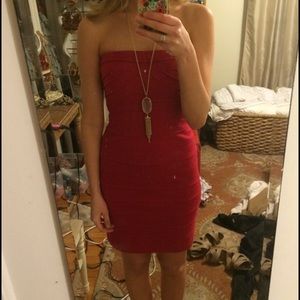 BCBG red dress, size 2