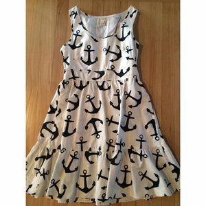 Navy anchor dress