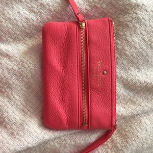 Coral Pink Kate Spade Wristlet