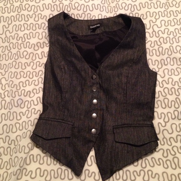 Dark gray vest