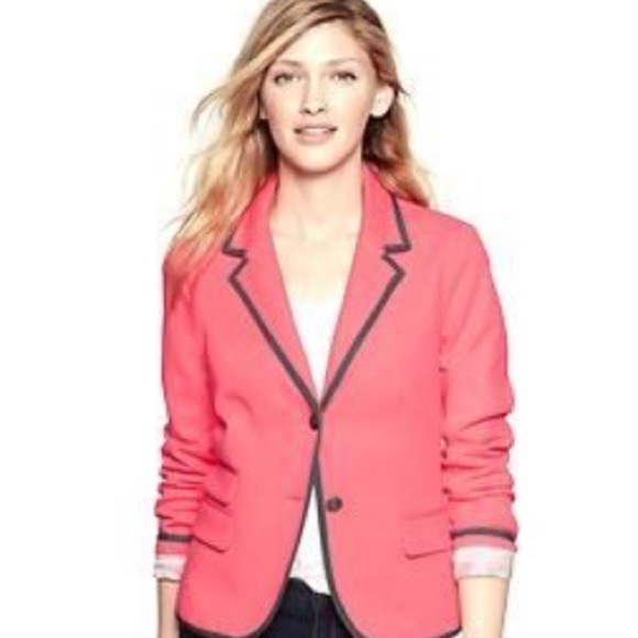 Gap Pink Ponte Academy Blazer
