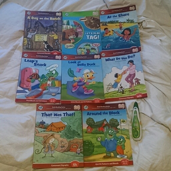Leapfrog early reading series books and pen