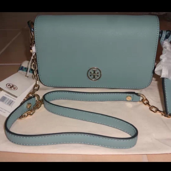 NWT Tory Burch Robinson Mini Chain Bag crossbody - Picture 3 of 4