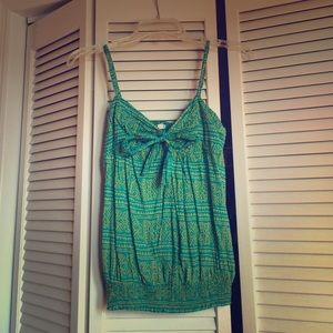 Colorful tribal tank top!