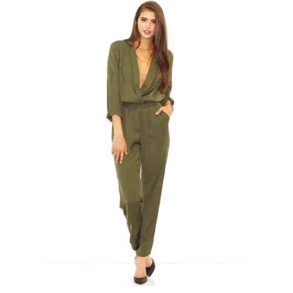Green jumpsuit