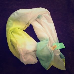 Watercolor infinity scarf