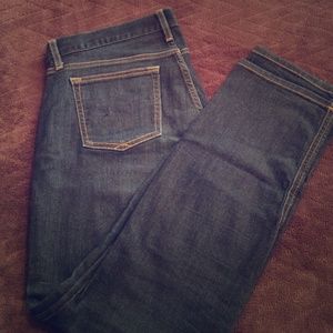 GAP jeans, size 10 ankle, real straight dark wash
