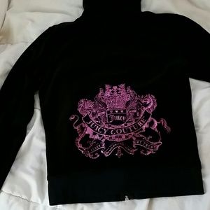 Juicy Couture Velour zip up hoodie
