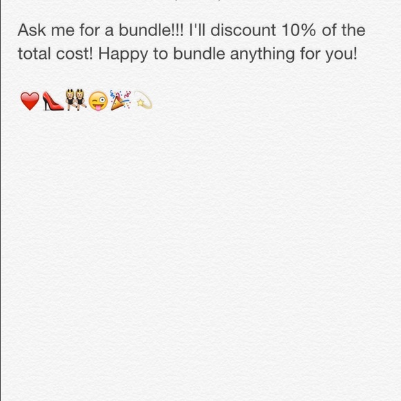 Bundle and get 10% off!!!