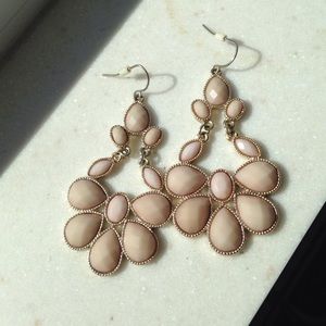 Light pink Chandelier Earrings