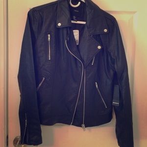"Leather"-like jacket