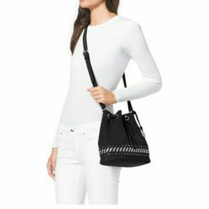 Michael kors suede Messenger purse