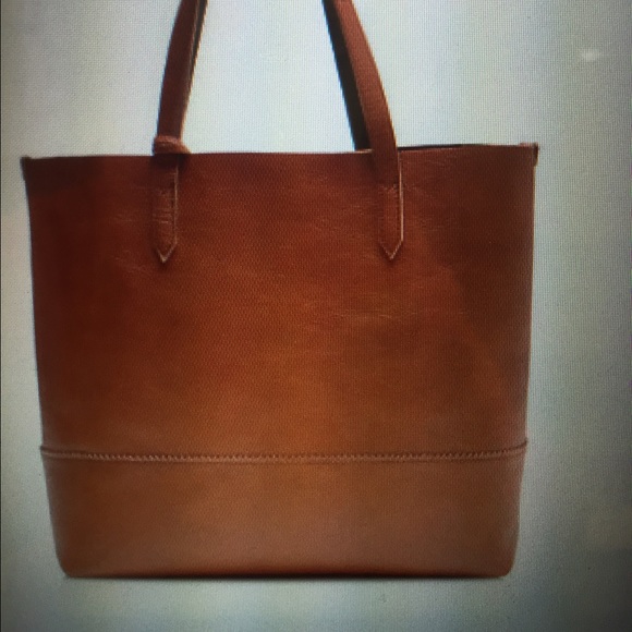 J. Crew leather tote