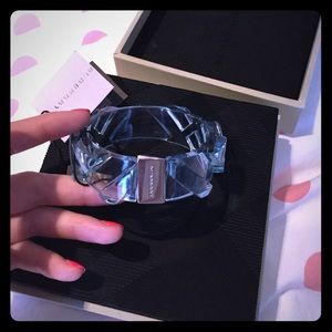 Burberry blue lucite bracelet never been worn