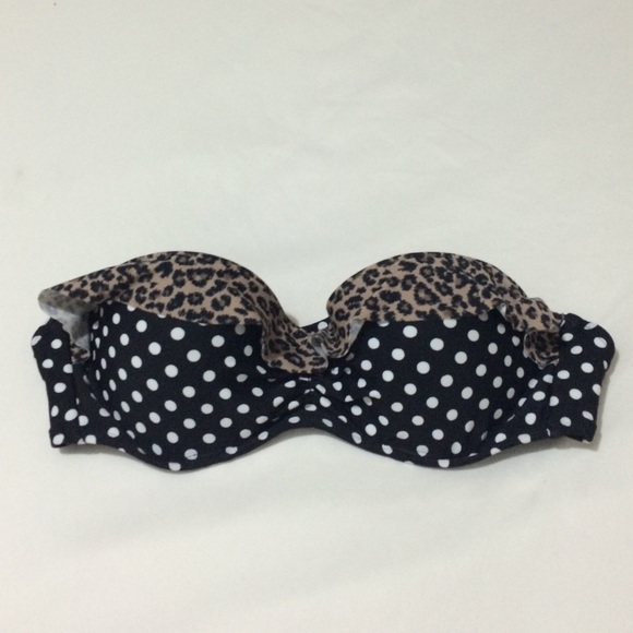 Polka Dot + Cheetah Bandeau - Picture 1 of 3