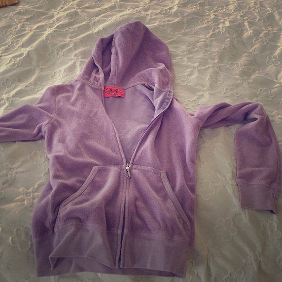 Juicy terry cloth zip up