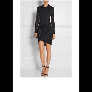 Helmut Lang Wrap effect micro modal dress M/4US.