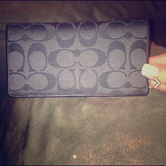 Coach checkbook cover