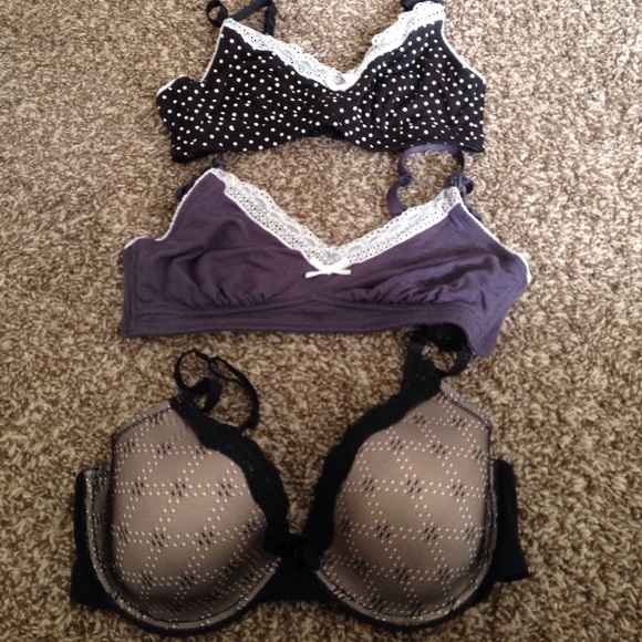 Nursing bras. Never worn!! Very cute styles