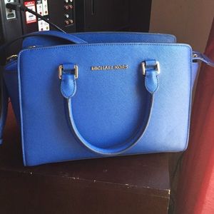 MK Royal Blue Selma Bag