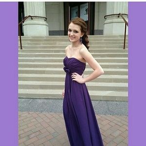 Purple prom dress