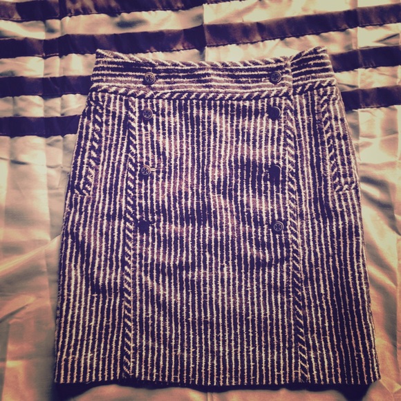 Tory Burch Lined striped skirt