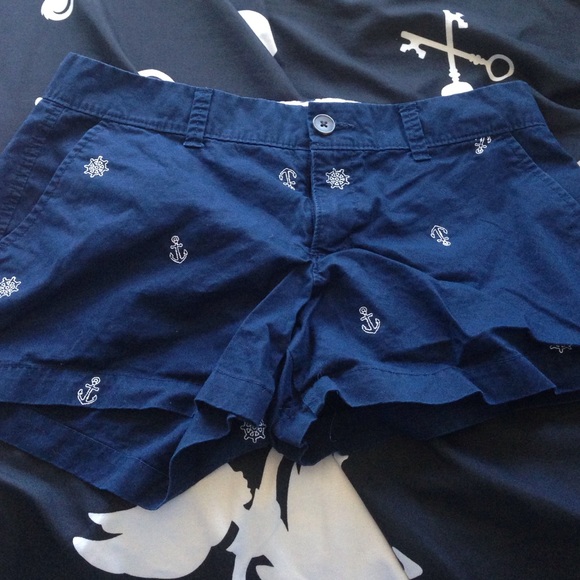 sailor navy shorts