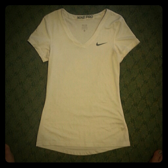 Nike pro shirt V-neck