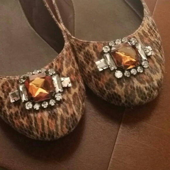 Leopard Print Flats