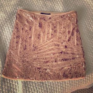 F21 Sequin Mini Skirt