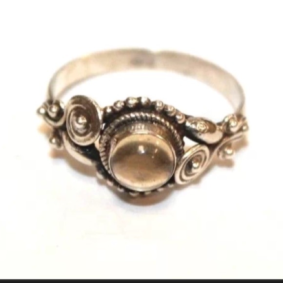 Sterling Silver Citrine Ring