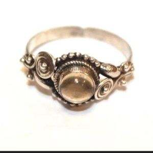Sterling Silver Citrine Ring