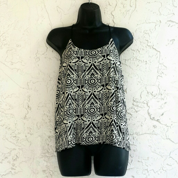 *SOLD* A'GACI Racerback Flowing Tank Top