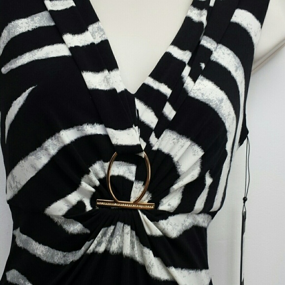 (Sold) NWT Zebra print dress - Picture 2 of 4