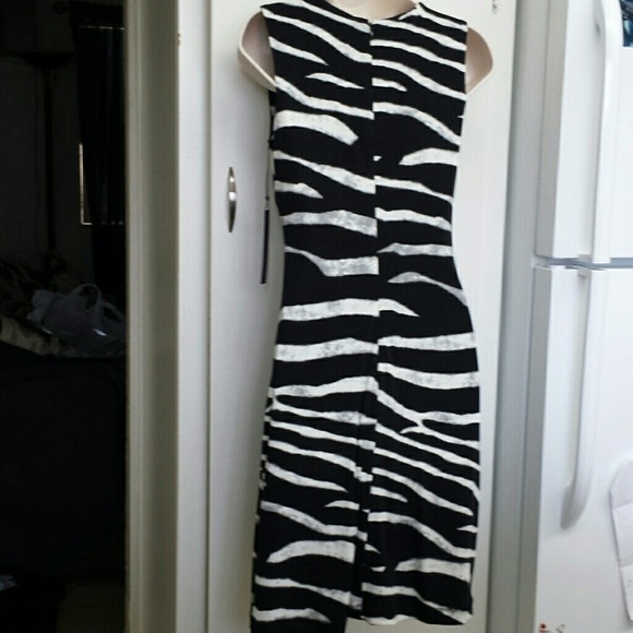 (Sold) NWT Zebra print dress - Picture 3 of 4