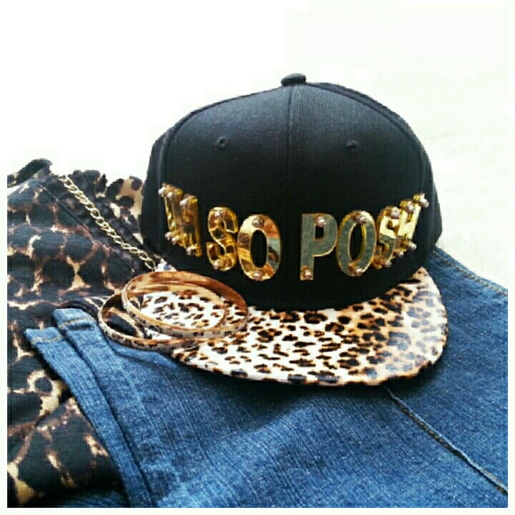 HP Posh Cap-"Im So Posh" Snapback Animal Print - Picture 4 of 4