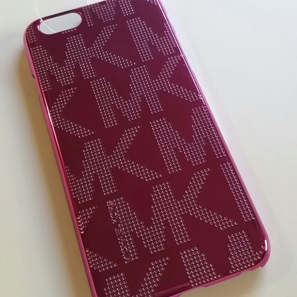 Michael kors iphone6 case metallic pink