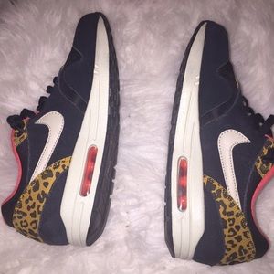 Nike multicolored Air max sneakers.