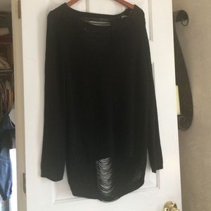 Fabulous black tunic style sweater