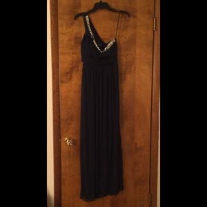 Navy Blue Prom Dress