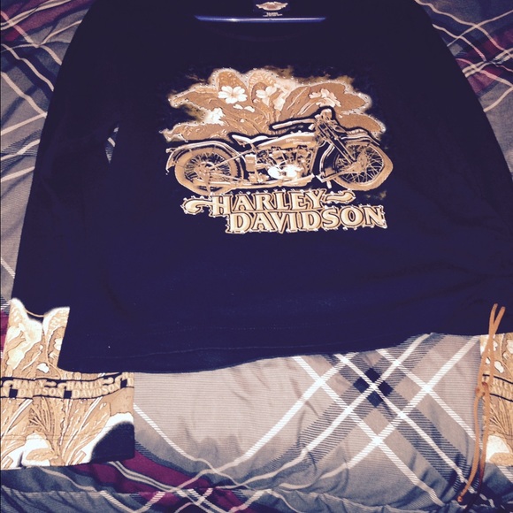 Harley Davidson med Las Vegas shirt