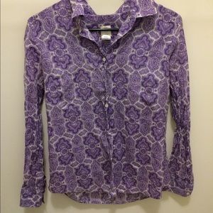 JCrew perfect shirt in medallion paisley