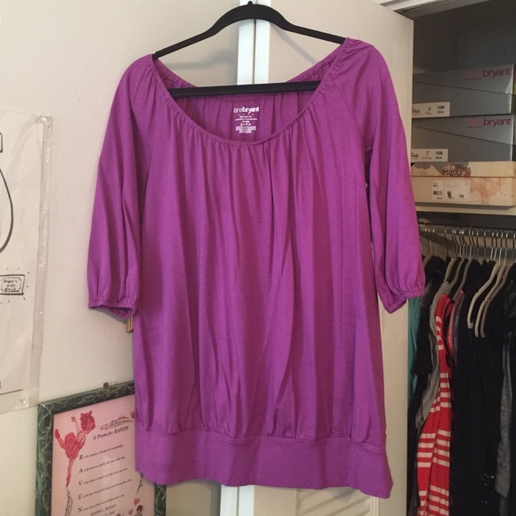 Lane Bryant Purple Shirt