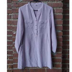 Pastel purple silk shirt
