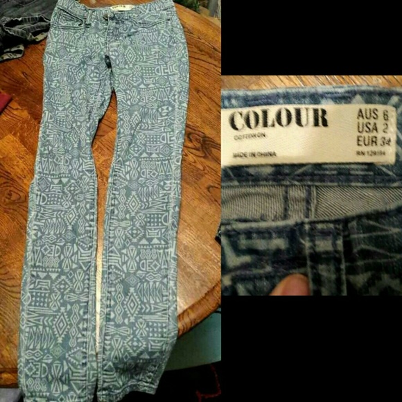 Aztec print Jeans