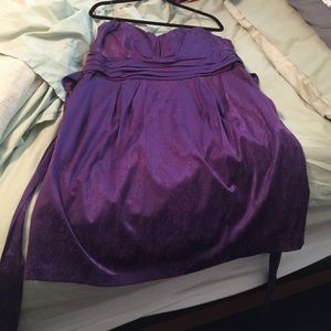 Purple Short Dress